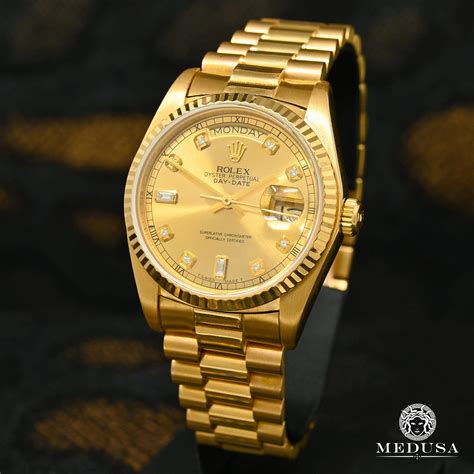 Montres Rolex en or 